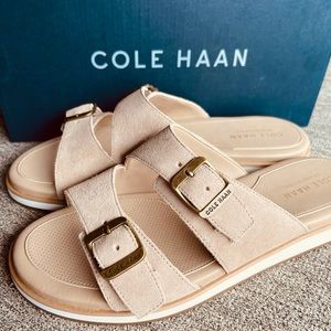 Cole Haan Megan Buckle Slides